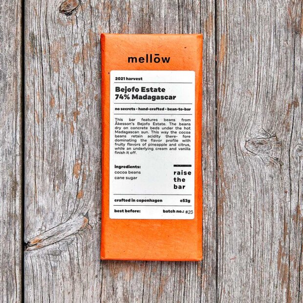 Billede af Chokoladebar 60g | Bejofe Estate 74% Madagascar Fra Mellow Chocolate