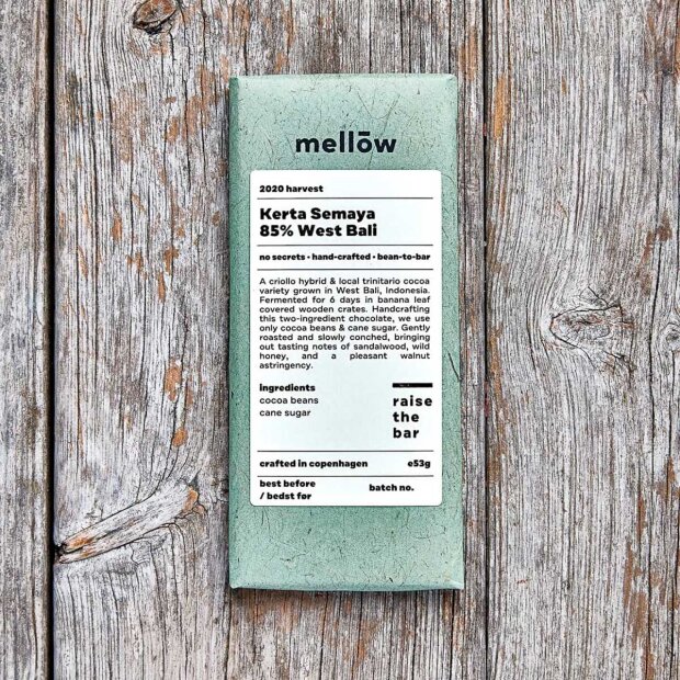 MELLOW CHOCOLATE - CHOKOLADEBAR 60G | KERTA SEMAYA 85% WEST BALI