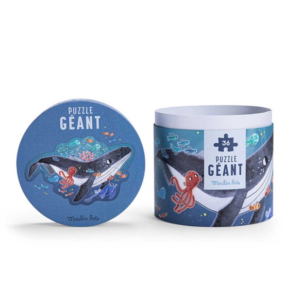 MOULIN ROTY - PUSLESPIL - KÆMPE HVAL 36 BRIK