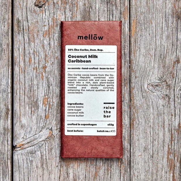 Billede af Chokoladebar 60g | Kokosmælk Fra Mellow Chocolate