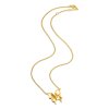 JANE KØNIG - BUTTERFLY HALSKÆDE | FORGYLDT