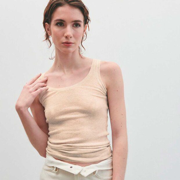 AMERICAN VINTAGE - MASSACHUSETTS TOP | CREME CHINE