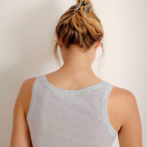 AMERICAN VINTAGE - MASSACHUSETTS TOP | GRÅ MELANGE