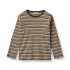 WHEAT - STIG T-SHIRT M/LANGE ÆRMER | MULTI STRIPE WHEAT - STIG T-SHIRT M/LANGE ÆRMER | MULTI STRIPE