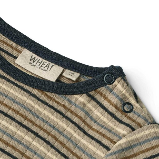 WHEAT - STIG T-SHIRT M/LANGE ÆRMER | MULTI STRIPE