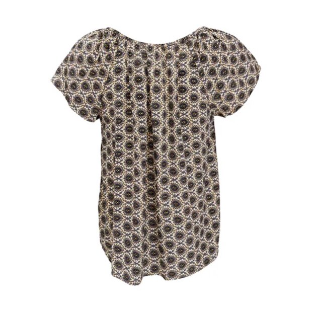 BLACK COLOUR - LUNA DANA BLUSE | WHITE COCO