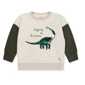 KONGES SLØJD - LOU SWEATSHIRT | OFF WHITE MELANGE