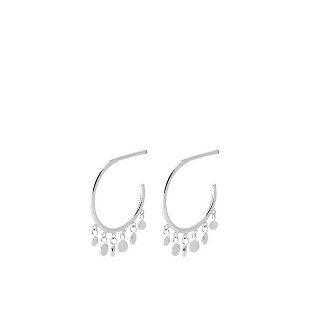 Billede af Glow Øreringe 14 Mm | Sølv Fra Pernille Corydon