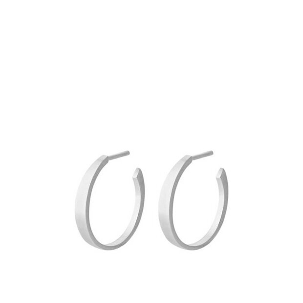 Billede af Small Eclipse Øreringe 18 Mm | Sølv Fra Pernille Corydon