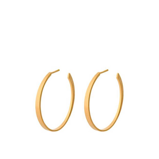 Billede af Eclipse Øreringe 35 Mm | Forgyldt Fra Pernille Corydon