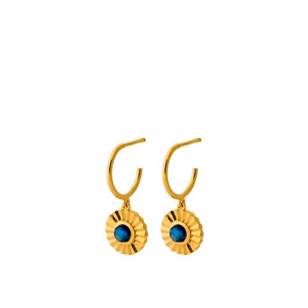 PERNILLE CORYDON - AUTUMN SKY ØRERINGE 22 MM | FORGYLDT