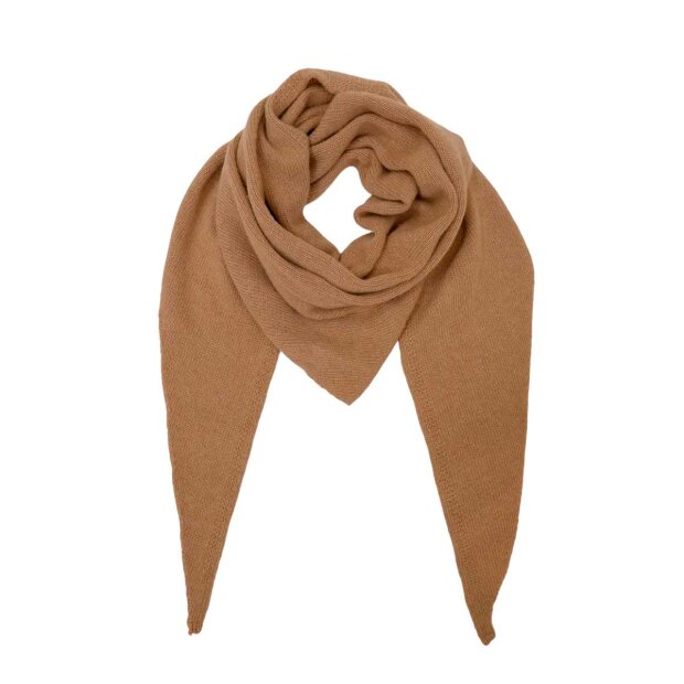 Billede af Triangle Medium Knitted Tørklæde | Frappe Fra Black Colour