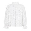 NEO NOIR - MICAH EMB BLUSE  | HVID