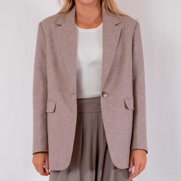 NEO NOIR - GABY STRUCTURE BLAZER | SAND MELANGE