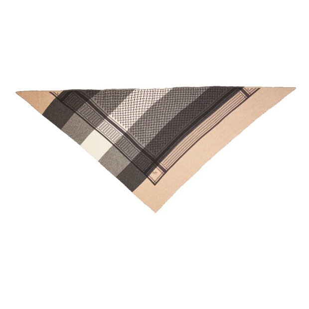 Triangle Trinity Classic Light Tørklæde | Multicolor Stripes Fra Lala Berlin