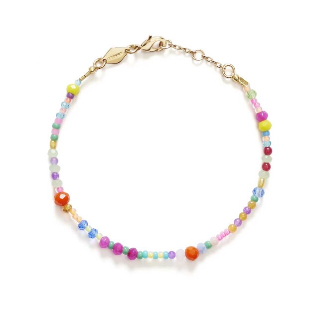 Billede af Breezy Beats Armbånd Multicolor | Forgyldt Fra Anni Lu