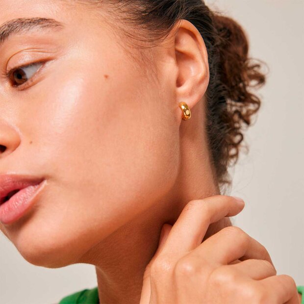 ENAMEL COPENHAGEN - CLASSIC WIDE HOOPS | FORGYLDT