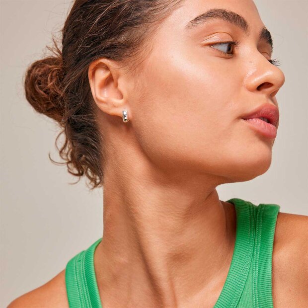 ENAMEL COPENHAGEN - CLASSIC WIDE HOOPS | SØLV ENAMEL COPENHAGEN - CLASSIC WIDE HOOPS | SØLV