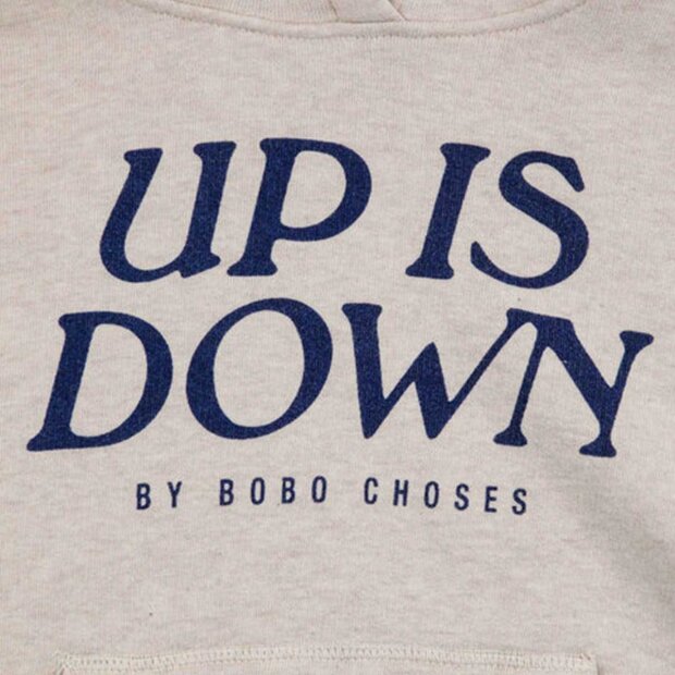 BOBO CHOSES - UP IS DOWN HOODIE | BEIGE