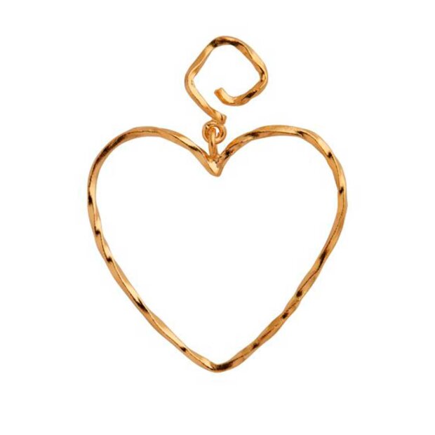 STINE A - FUNKY HEART ØRERING 1 STK. | FORGYLDT