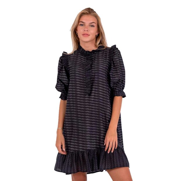 NEO NOIR - HANI GRAPHIC KJOLE | SORT