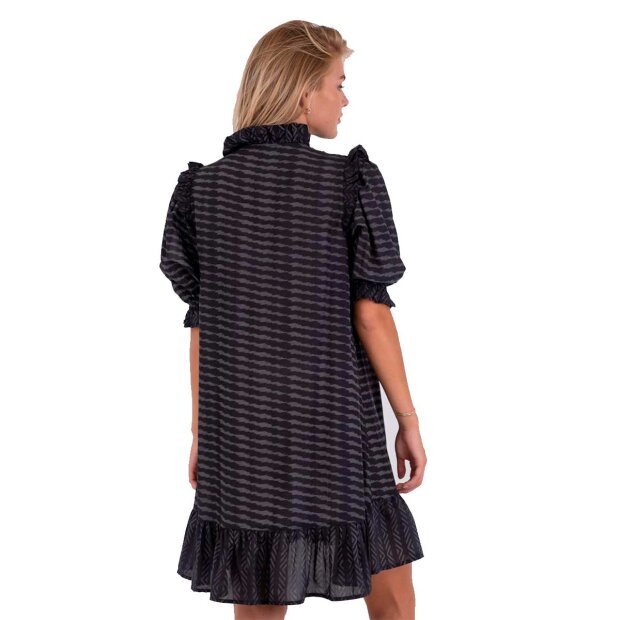 NEO NOIR - HANI GRAPHIC KJOLE | SORT