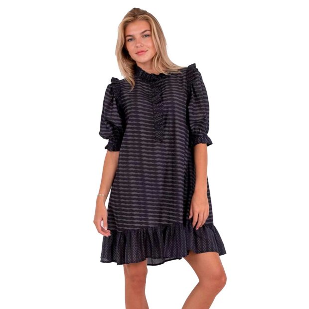 NEO NOIR - HANI GRAPHIC KJOLE | SORT