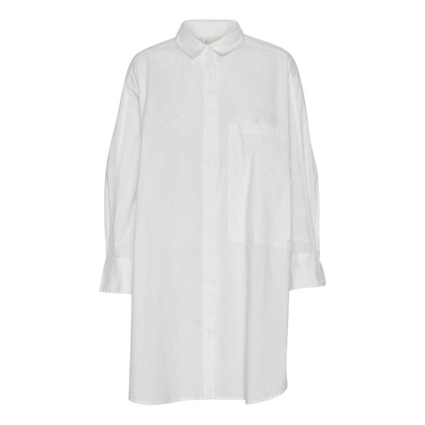 Lyon Lang Skjorte | Bright White Fra Frau