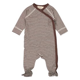 MARMAR - RUBELLO NEW BORN SPARKEDRAGT | DEEP CHOCO STRIPE