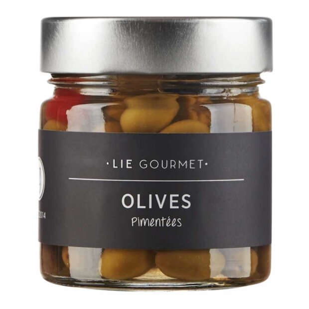 Billede af Oliven M/chili 130 G Fra Lie Gourmet