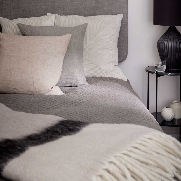 Linen Cushion 50x50 Cm | Sand Grey Fra Cozy Living