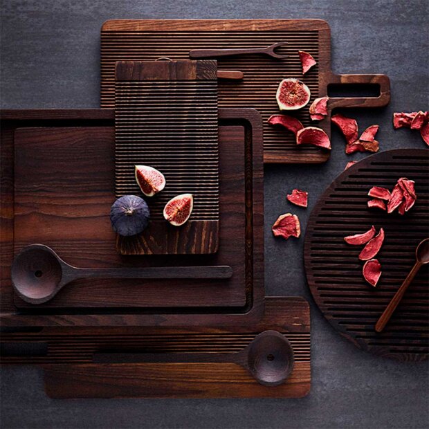 MUUBS - YAMI SKÆREBRÆT M/SAFTRILLE 49X30XH2 CM | BRUN