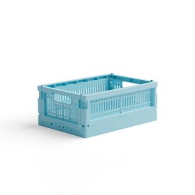 MADE CRATE - MADE CRATE MINI 24X16,5X9,5 CM | CRYSTAL BLUE