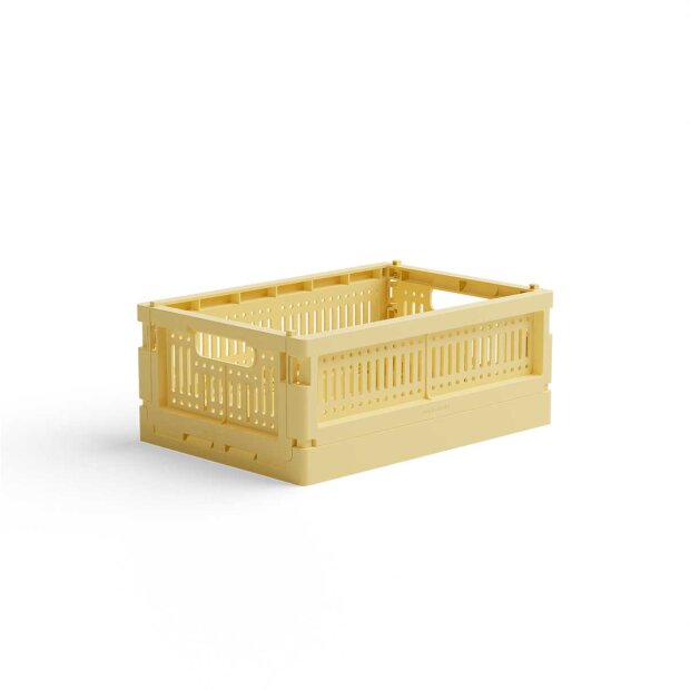 MADE CRATE - MADE CRATE MINI 24X16,5X9,5 CM | LEMON CREAM
