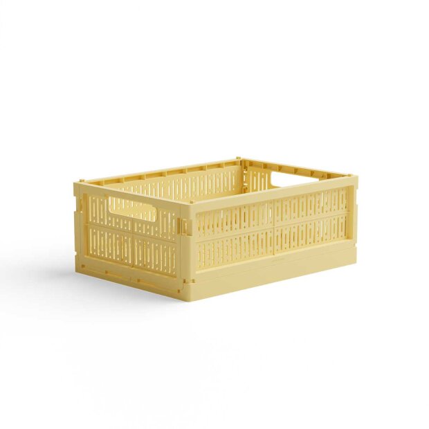 MADE CRATE - MADE CRATE MIDI 33X24X13 CM | LEMON CREAM