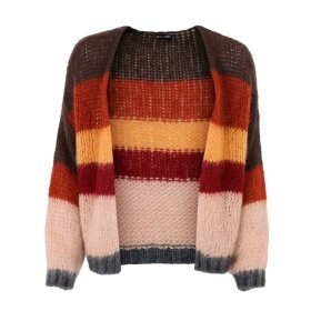 BLACK COLOUR - RUBY CARDIGAN | COFFEE MULTI