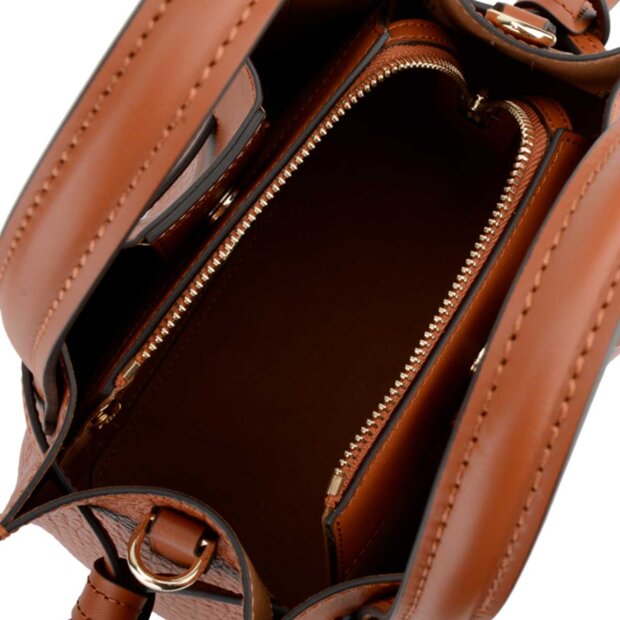 POURCHET - BLOSSOM SMALL TASKE 27.5 X21X13.5 CM | CAMEL