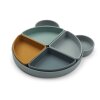 LIEWOOD - ARNE DIVIDER PLATE | MR BEAR BLUE FOG MULTI MIX