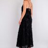 NEO NOIR - CLIA FRINGE KJOLE | SORT