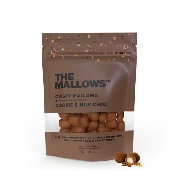 THE MALLOWS - CRISPY MALLOWS 90G | COOKIE & MÆLKECHOCOLADE