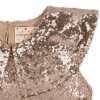 KONGES SLØJD - STARLA KJOLE M/PAILLETTER | GOLD BLUSH