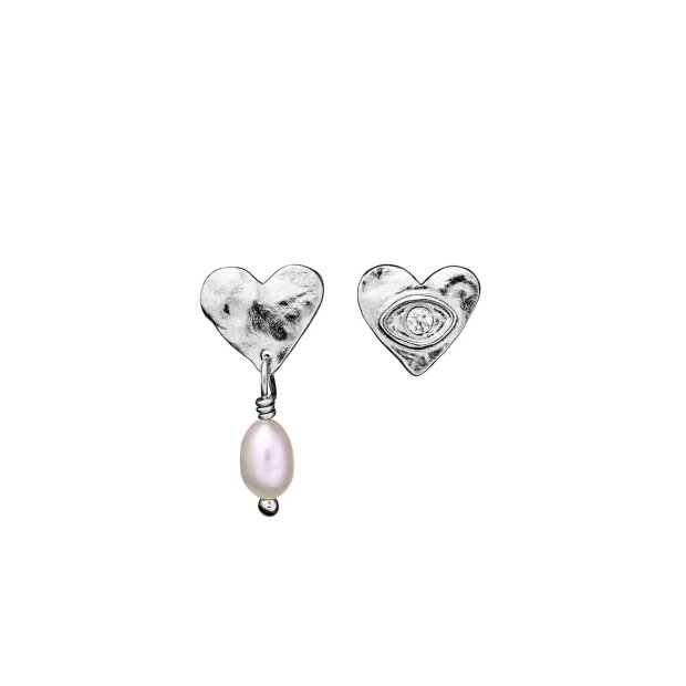 MAANESTEN - VESTA ØRESTIKKERE | SØLV