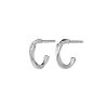 MAANESTEN - ECHO PETITE ØRERINGE | SØLV MAANESTEN - ECHO PETITE ØRERINGE | SØLV