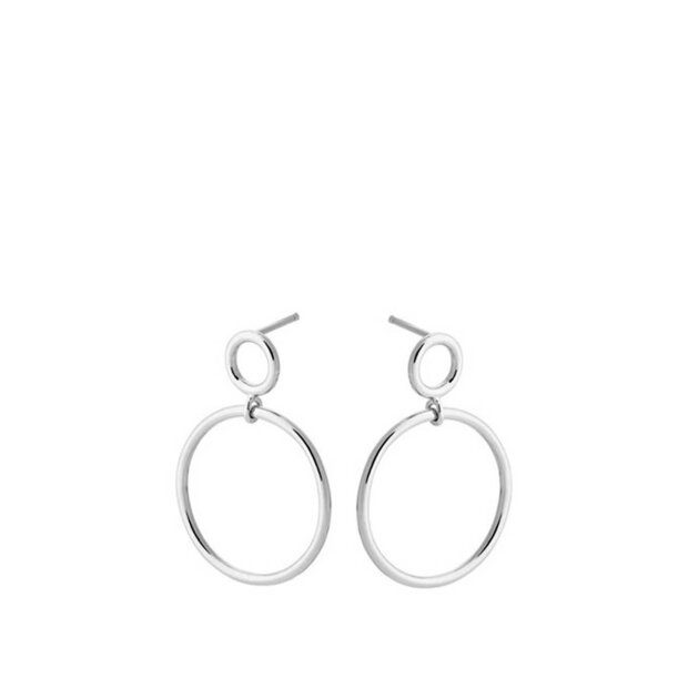 Billede af Globe Øreringe | Sølv Fra Pernille Corydon