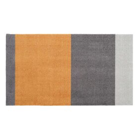 TICA COPENHAGEN - MÅTTE STRIPES HORIZONT 67X120 | GRÅ/STEEL/DIJON