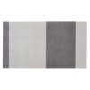 TICA COPENHAGEN - MÅTTE STRIPES HORIZONTAL 60X90 | STEEL/LYS GRÅ