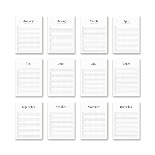 Billede af Family Mini Refill - 2024 Fra Kbhavn Calendar
