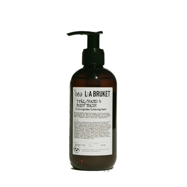 Hand/bodysoap 240 Ml | Lemongrass Fra La Bruket