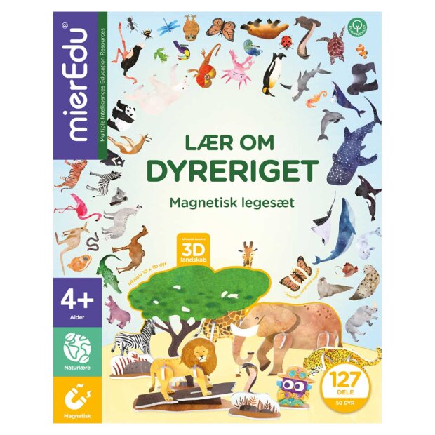 Billede af Magnetisk Legesæt - Lær Om Dyreriget Fra Mieredu