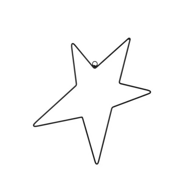 SPEEDTSBERG - DEKOSTJERNE I METAL 29X32 CM